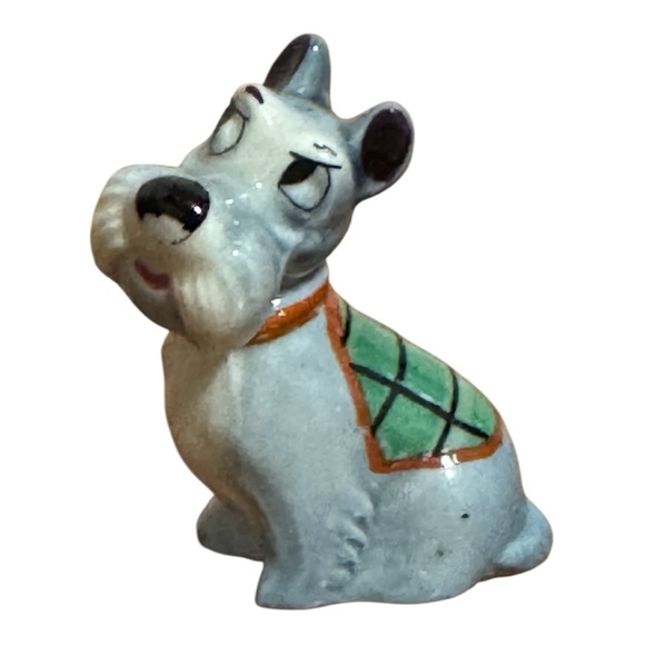 VTG Wade Whimsies Disney Lady And The Tramp Jack Figure Hatbox Figure 1950's Dog - Picture 1 of 9